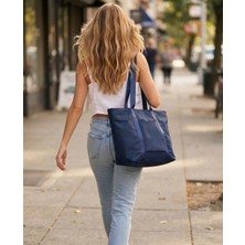 Tuttobene Trendy Navy Tote Omuz Çantası Xl Boy TB022