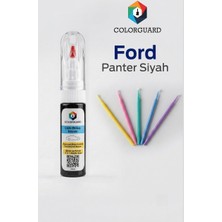 COLORGUARD Ford Panter Siyah Rötuş Boyası ve 5'li Rötuş Çubuğu Hassas Uygulama Seti