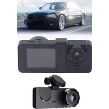 Defne Store Mey Araç Içi Dikiz Kamerası Sürüş Kaydedici 3 Lensli Dvr Kamera
