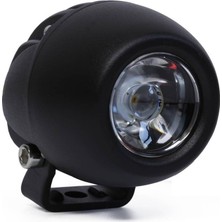 Ufly JG992Z Motosiklet LED Sis Farı Metal Kasa Beyaz Işık
