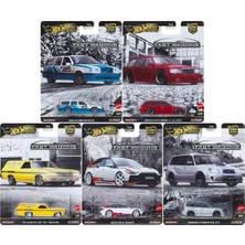 Hot Wheels Premium Fast Wagons 5’li Set – Volvo 850, Mercedes E36, Audi Rs6, Subaru Stı