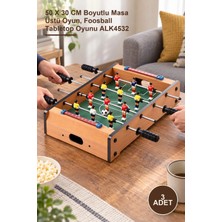 Yenilig 3 Adet Ahşap Masaüstü Langırt – 50 x 30 cm Boyutlu Masa Üstü Oyun, Foosball Tabletop Oyunu ALK4532