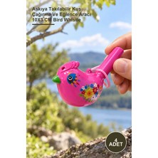 Yenilig 4 Adet Asmalı Kuş Düdük – Askıya Takılabilir Kuş Çağırma ve Eğlence Aracı 10X3 cm Bird Whistle