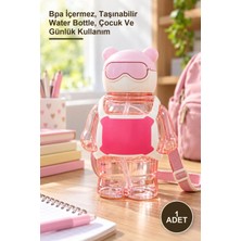 Yenilig 1 Adet Sevimli 3D Desenli Su Matarası – Bpa Içermez, Taşınabilir Water Bottle, Çocuk ve Günlük Kullanım