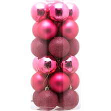 Snow Angels 6 cm Yılbaşı Topu 24'lü