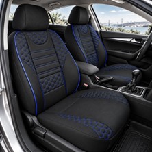 Otokit Audi Q3 2011 - 2025       Uyumlu Koruyucu Mavi Nano Oto Koltuk Kılıfı