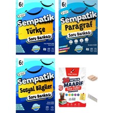 Ünlüler Karması 6.sınıf Sosyal Bilgiler Türkçe Paragraf Sempatik Soru Bankası+Telefon Tutucu+Maarif Defteri