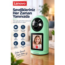 Lenovo C17C Ev Kamerası | Bebek Kamerası 3mp, Wifi, Görüntülü Arama, 360° Ptz, Mobil Kontrol, Hareket Takip, Iç Mekan Kamera