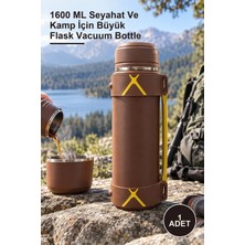 Yenilig 1 Adet Çift Katmanlı Vakumlu Paslanmaz Çelik Termos – 1600 ml Seyahat ve Kamp Için Büyük Flask Vacuum Bottle