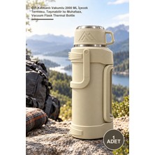 Yenilig 1 Adet Paslanmaz Çelik Termos – Çift Katmanlı Vakumlu 2000 ml Içecek Termosu, Taşınabilir Isı Muhafaza, Vacuum Flask Thermal Bottle