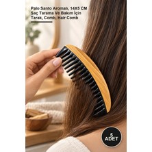 Yenilig 5 Adet Doğal Kemik Tarak – Palo Santo Aromalı, 14X5 cm Saç Tarama ve Bakım Için Tarak, Comb, Hair Comb