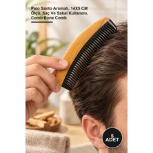 Yenilig 5 Adet Doğal Kemik Tarak – Palo Santo Aromalı, 14X5 cm Ölçü, Saç ve Sakal Kullanımı, Comb Bone Comb