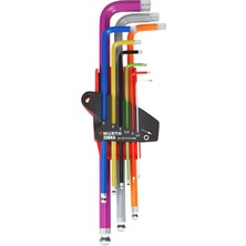 Würth Allen Anahtar Seti Renkli (9 Parça)