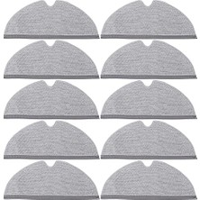 Defne Store Roborock S5, S50, S51, S55, S6, S6 Maxv ve S5 Max Için 10 Adet Pro-Clean Paspas Bezi