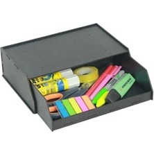 Defne Store Saklama Kabı, Gizli Çekmece Organizer Masa Altı Siyah Renk Model 3 8683400402562