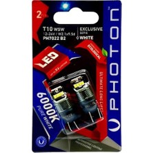 Defne Store Ampul T10 W5W 12-24V 4+4+4 LED Exlusive (2'li Blister) Pht PH7022 B2