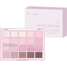 Defne Store 20 Renkli Mat ve Işıltılı Far Paleti 04 Light Lavender