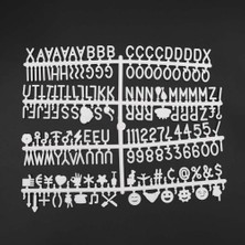 Defne Store Yazı Panosu (Emojili Beyaz)