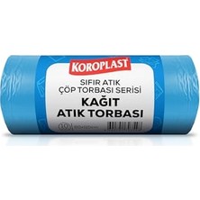 Defne Store Kağıt Atıklar Çöp Torbası 10'lu 80×110 Cm, Yırtılmaz, Geniş Kapasite, Çift Katlı, Geri Dönüştürülebilir