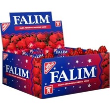 Defne Store Falım Tekli Çilek Sakız (100 Adet)