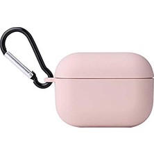Defne Store 11567 Apple Airpods Pro ile Uyumlu Airbag 11 Silikon Kılıf Pembe