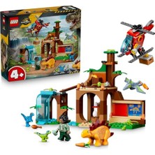 Defne Store Jurassic World Velociraptor, Stegosaurus ve Pteranodon Kurtarma 77981-4 Yaş ve Üzeri Çocuklar Için Yaratıcı Oyuncak Yapım Seti (171 Parça)