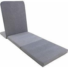 Defne Store Çift Minderli Pamuklu Kumaş Meditasyon Sandalyesi, Backjack