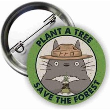 Defne Store Totoro Anime Buton Rozet TYB1G28V6VPD9MRC80