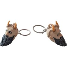 Defne Store Kratos Mimir (Gow) Kesik Kafa Anahtarlık