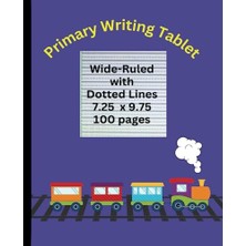 Defne Store Primary Writing Journal For Grades K-2 With Dotted Midline To Help Learn And Practice Abcs. Upper And Lower Case Alphabet Is The First Page, With 100 Pages For Writing Practice