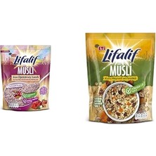 Defne Store Ince Öğütülmüş Müsli Hibiskuslu 250 G ve Kuru Meyveli ve Fındıklı Müsli 350 G