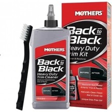 Mothers® Back-To-Black® Heavy Duty Trim Cleaner Kit - Plastik Trim Temzilikkiti