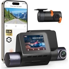 Defne Store Araç Kamerası A410 Ön Kamera+ RC21 Arka Kamera Set 2.5k + 1080P Çift Kamera
