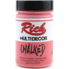 Defne Store Decor Chalked Akrilik Boya 100 cc Antik Pembe
