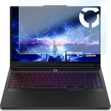 Defne Store Lenovo Legion Pro 7i Gen 10 16 Inç ile Uyumlu Ekran Koruyucu Notebook; 9h Temperli Kırılmaz Esnek Nano Cam, Çizilmeye ve Darbeye Dayanıklı Laptop Koruma, Hd Şeffaf 16:10
