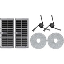 Defne Store Fırça, Dreame X40 Ultra L40 Ultra ile Uyumlu Hepa Yan Mop-6 Parça