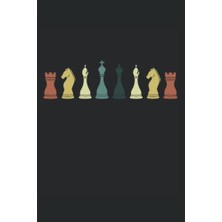 Defne Store Jeu D'échecs: Échecs Board Vintage Figures D'échecs |notebook Din A5 6x9 Pouces |planificateur Journal Écrit Booklet |120 Pages |lubrification En Pointillés