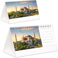 Defne Store 2026 Dünya Harikaları Piramit Masaüstü Takvimi, 21X17 cm