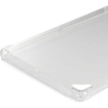 Defne Store iPad 9.7 2017 (5.nesil) ile Uyumlu, Nitro Anti Shock Silikon Tablet Kılıfı, Renksiz