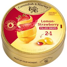 Defne Store Sıvı Çilek Dolgulu Limon Damlaları, 1 x 175G