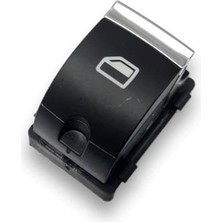 Defne Store Yolcu Kapıları Krom Cam Açma Düğmesi 4F0959855B, Audi Q7 ve A3 ile Uyumlu