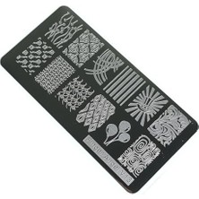 Defne Store Nail Art Stamping Baskı Plakası VV13