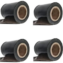 Defne Store Dilimli Siyah Palet Streç 10 cm 17 Mic. 400GR / 300MT. Siyah 4 Adet