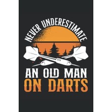 Defne Store Old Man At Darts With Sun: Dot Grid Jounal Todo Exercise Book Or Diary 6" x 9" (15.24 x 22.86 Cm) 120 Pages