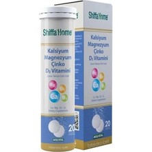 Defne Store Shiffa Home Kalsiyum & Magnezyum & Çinko& D3 Vitamini 1 Paket (1 x 1 Adet)
