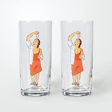 Defne Store Hassas Denge Kadın Rakı Kadehi 2'li Set