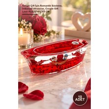 Yenilig 10 Adet Kayık Tasarımı Batmayan Kalpler – Sevgili Çift Için Romantik Süsleme, Dekoratif Aksesuar, Couple Gift Love ALK5274 17X5 cm