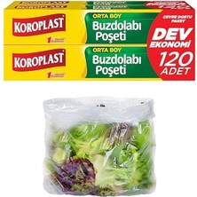 Defne Store Orta Boy Buzdolabı Poşeti 120'LI, 24X35 Cm, Bpa Içermez, Sızdırmaz Saklama Torbası