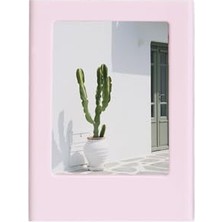 Defne Store Pembe Mıknatıslı Fotoğraf Çerçevesi, Mini Film Uyumlu