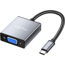 Defne Store Type-C - VGA 1080P 60Hz Çevirici Dönüştürücü Kablo Adaptör